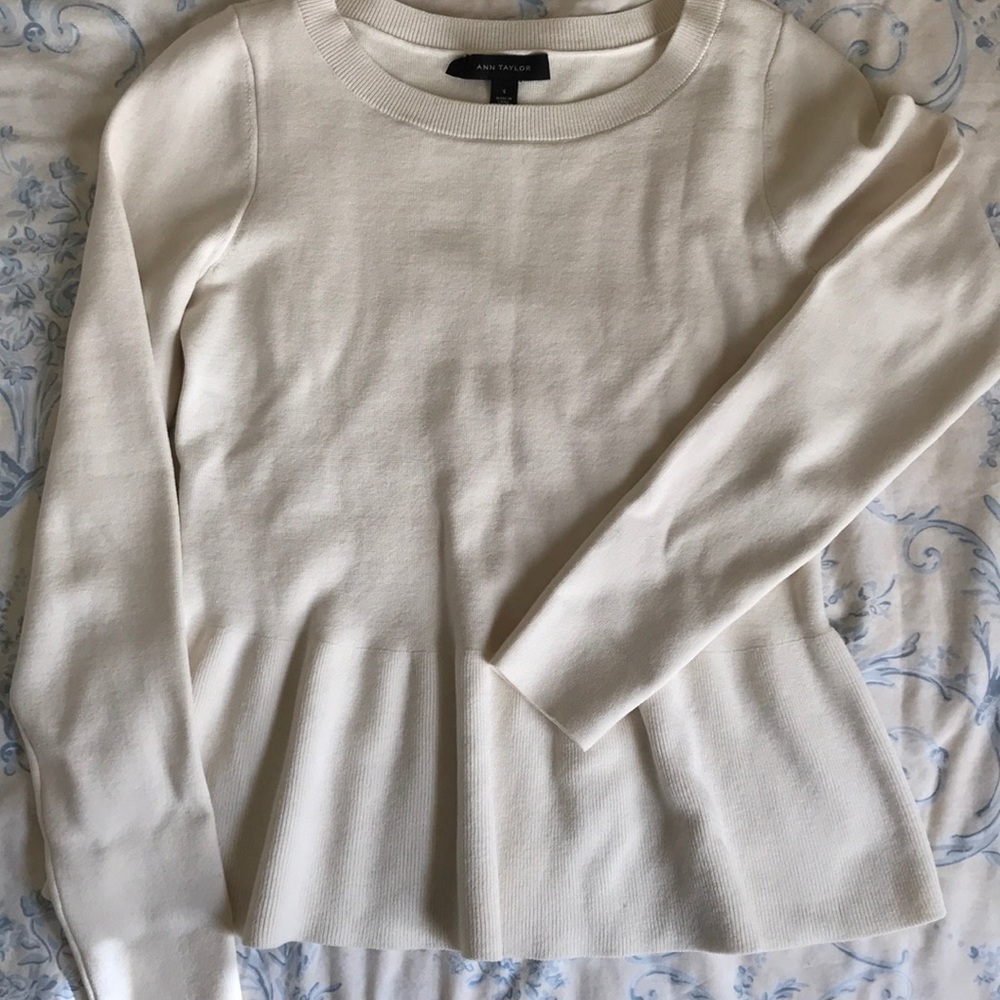 Peplum sweater